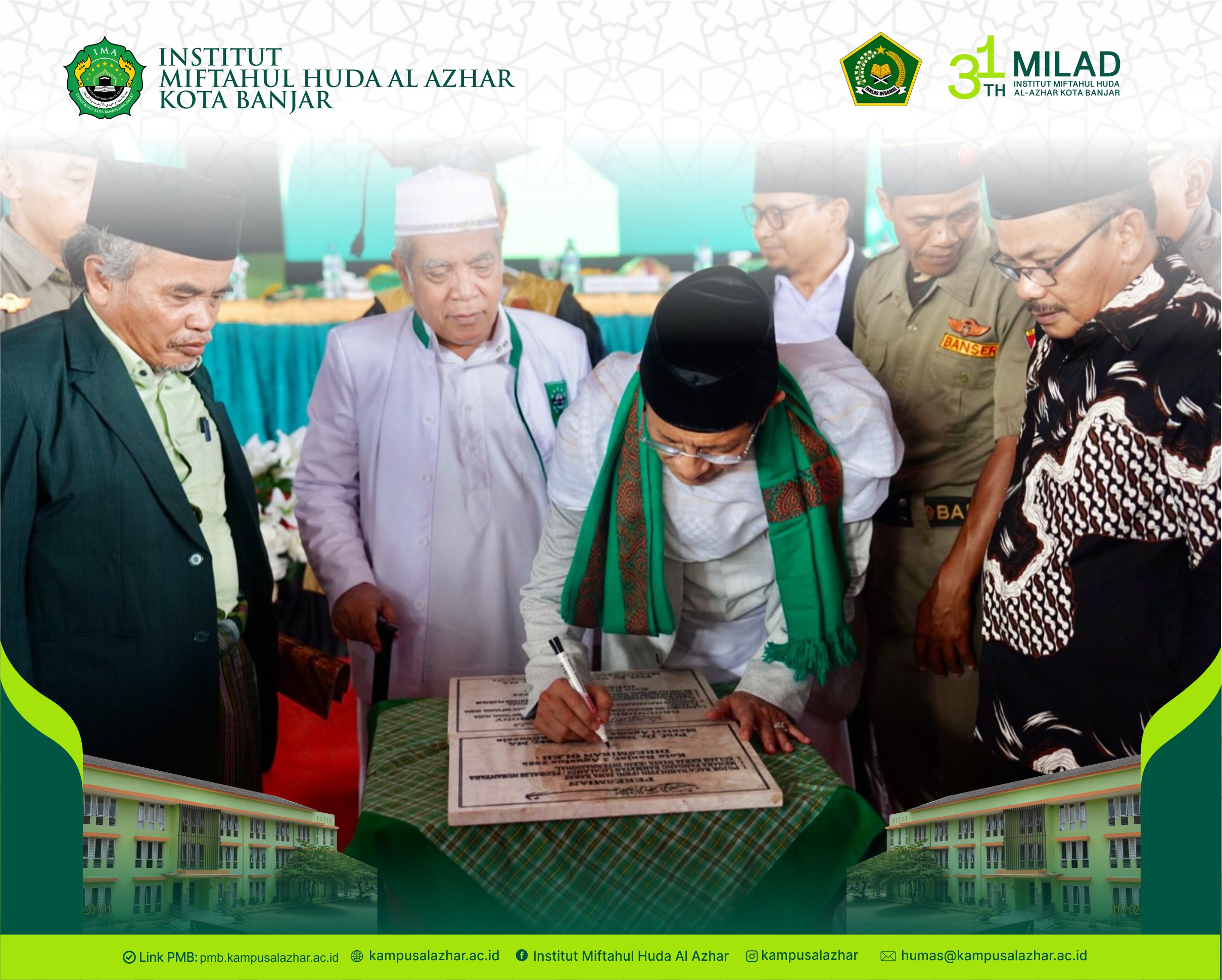 Menteri Agama RI Resmikan Menara Pluralis Rahmatan lil ‘Alamin di Institut Miftahul Huda Al-Azhar (IMA) Kota Banjar